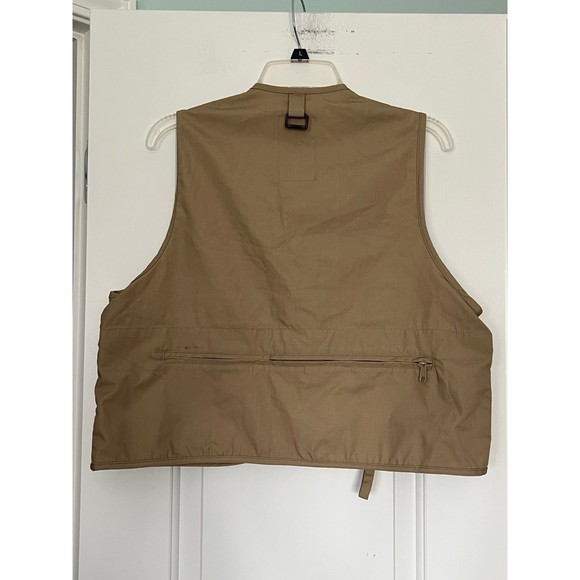 Master Sportsman Rugged Outdoor Hunting Fishing Vest Beige Men's Size M - Picture 3 of 6